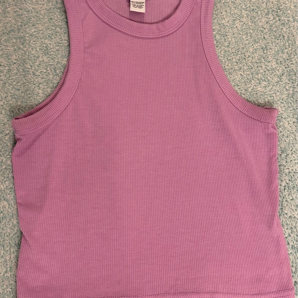 Rue 21- Purple Ribbed Tank Top